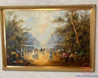 Signed Original Oil on Canvas