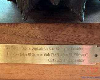 Limited Edition "Lindbergh" Eagle Head by WILLIAM H TURNER (80/1000)