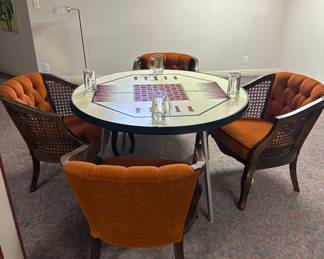 Vintage Game Table Set