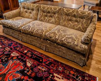 Lovely Plush 3-Seat Sofa - $400 - 92" long, 35" deep. 28" tall.