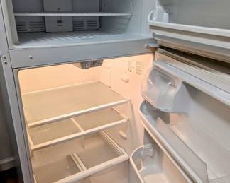Interior of Fridge and Freezer