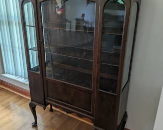 Gorgeous Antique China Cabinet -$480 .00 - 38" long, 13" deep, 57" tall.