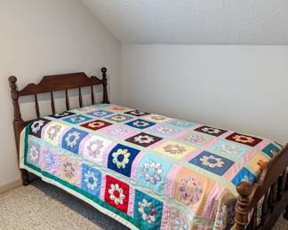 Another view of Twin Bed.