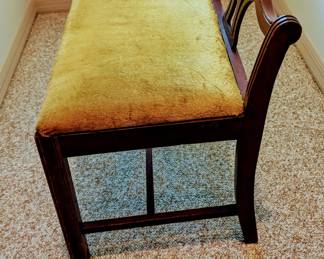 Another view of Vanity Bench.