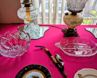 Cambridge and American Brilliant pieces.