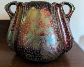 VERY RARE - WELLER Pottery - signed SICARD - late 1800's - $600 firm and will not be sold before the Estate Sale begins.