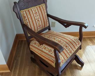Another view of Victorian Rocker.
