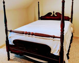 Another view of Antique 4-poster Bed.