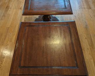 Top view of MCM side tables.