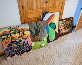 Original Art Work - and there is lots more on the walls!