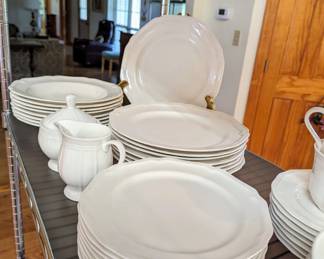 Lovely Set of MIKASA China - $225 - "HK400" Antique White