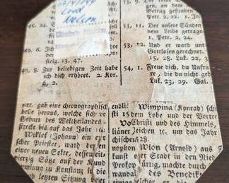 Back of Lord Nelson miniature.