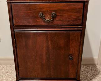 Bed Side Table - $100 - 17" wide, 14" deep, 27" tall - Matches Tall Boy.