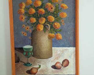 Original Art Work by Susan Nelson - $98.00 - 25" x 37" with wood frame.