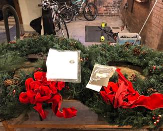 Frontgate Christmas wreaths, garlands etc
