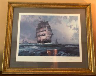 Signed John Stobart Dreadnaught Ltd. edition lithograph