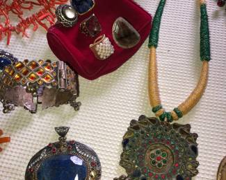 An interesting selection of jewelry from a shaker heights collection