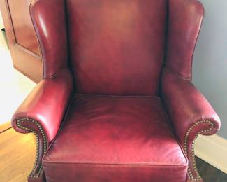 North Hickory leather chair
