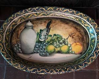 Large signed Tuscan ceramic