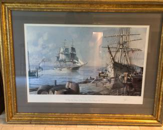 Signed John Stobart San francisco Ltd. edition lithograph
