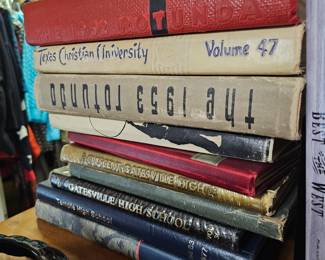 lots of Yearbooks, even a Temple one 1980