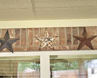 lots of Texas stars in all sizes