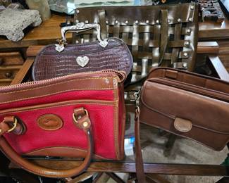 lots of designer purses