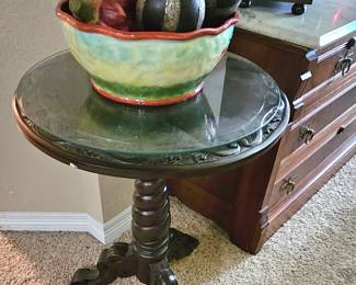 carved vintage table 