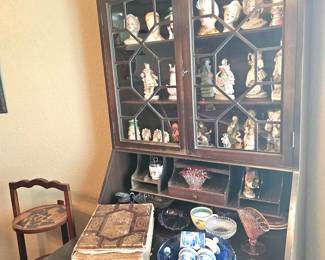 Stunning secretary with lots of display case