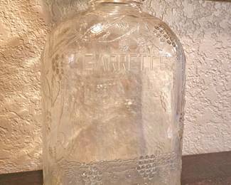 beautiful glass vessel with stopper 