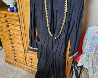 funky 80's jumpsuit with belt 
