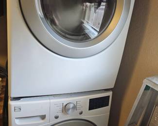 Stackable newer Kenmore washer and dryer