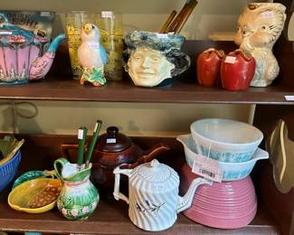 Vtg. Pyrex Butterprint Amish Set