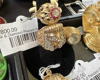 14k & Diamond Turban Ring (BL)