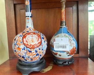 Antique Satsuma Saki Bottle