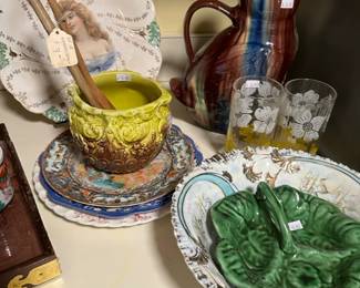 Duck Pitcher, Vintage Plates