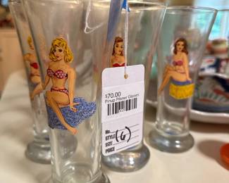 Pinup Pilsner Glasses