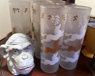Ceramic Monkey Head