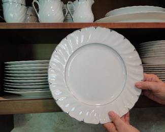 Neutral, so blends with everything. Harmony House china that is