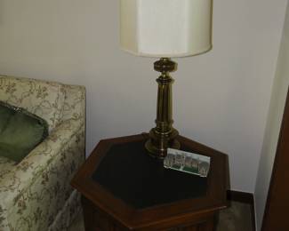 Stiffel lamps, and wonderful Mid Century Modern table