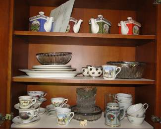 Some great fun items as well. Souvenir cups and teapots
