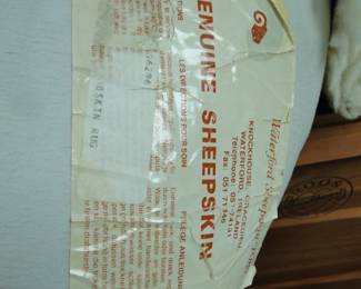 See, Genuine Sheepskin