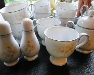 Complete set of Noritake Irish pattern