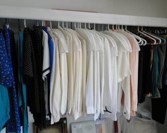 We have the most impressive selection of clothing, all clean and neat, with most of them with tags still on them