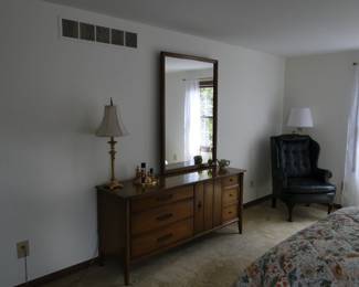 Mid Century Modern dresser and mirror