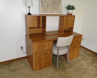 Nice, compact, full of storage desk