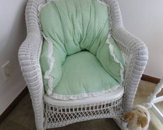 Classic wicker chair