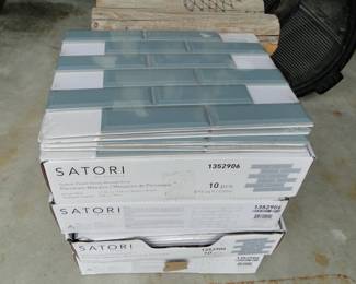 Beautiful bevel edged tile, 4 cases, about 41 square feet