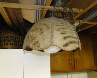 Another wicker light, #3 will be making an appearance soon