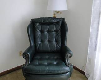 Sturdy leather chair